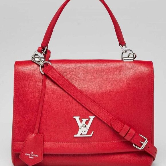 Louis Vuitton Rubis Calfskin Leather Lockme II - Picture 1 of 11